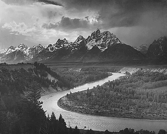 Grand Tetons by Ansel Adams